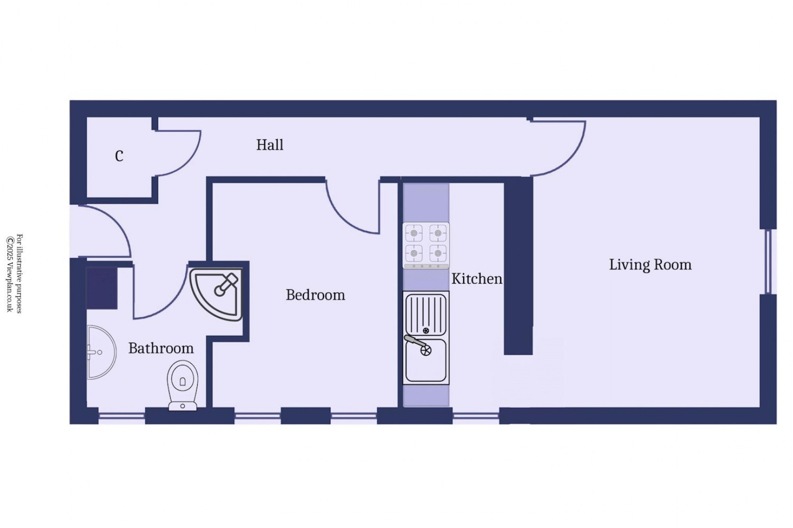 Floorplan for Plymouth Road, Penarth