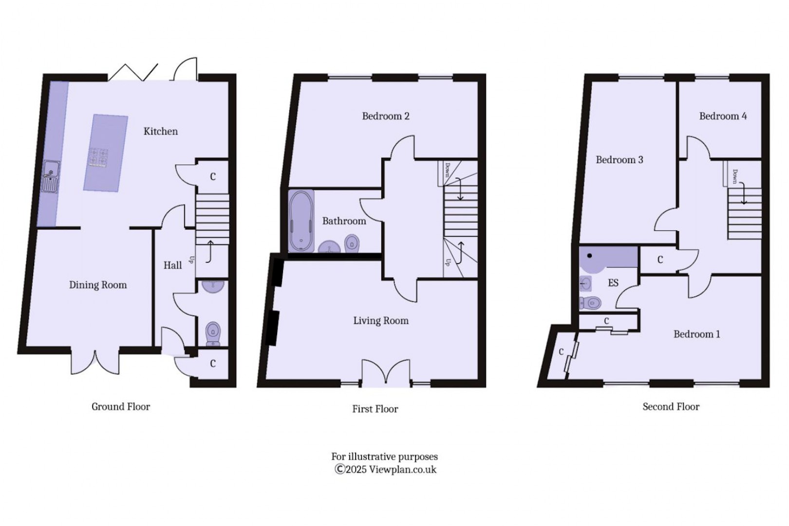 Floorplan for Trem Elai, Penarth