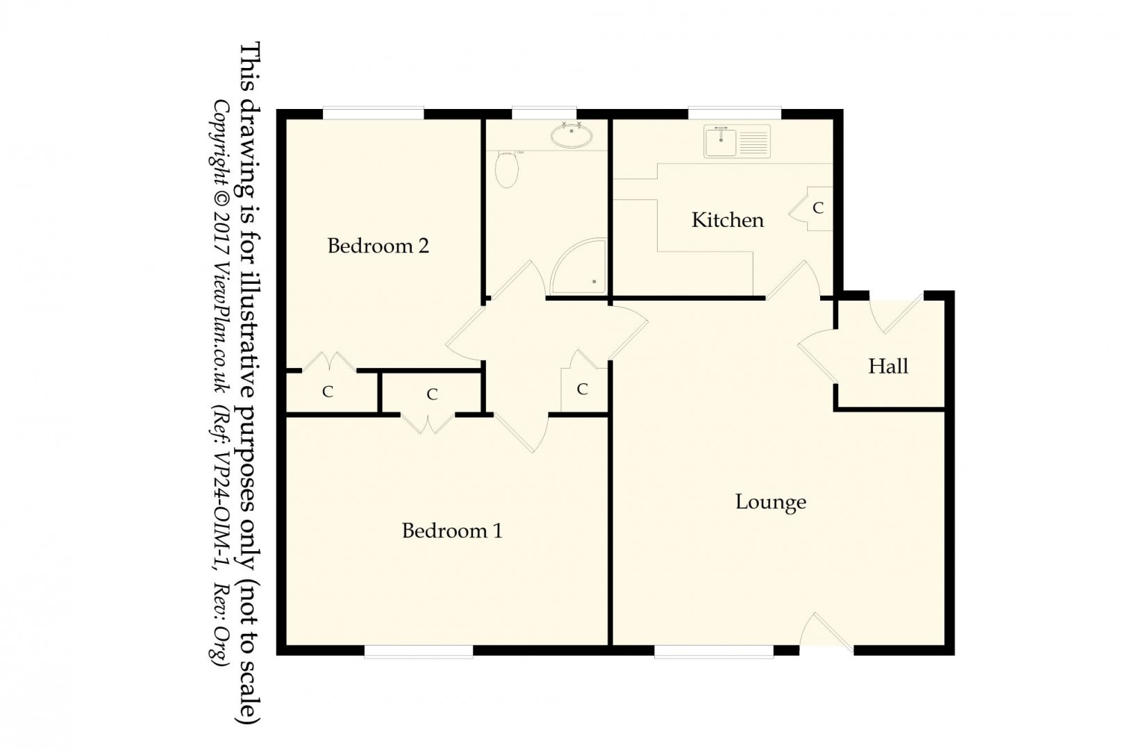 Floorplan for Albany Court, Beach Road, Penarth