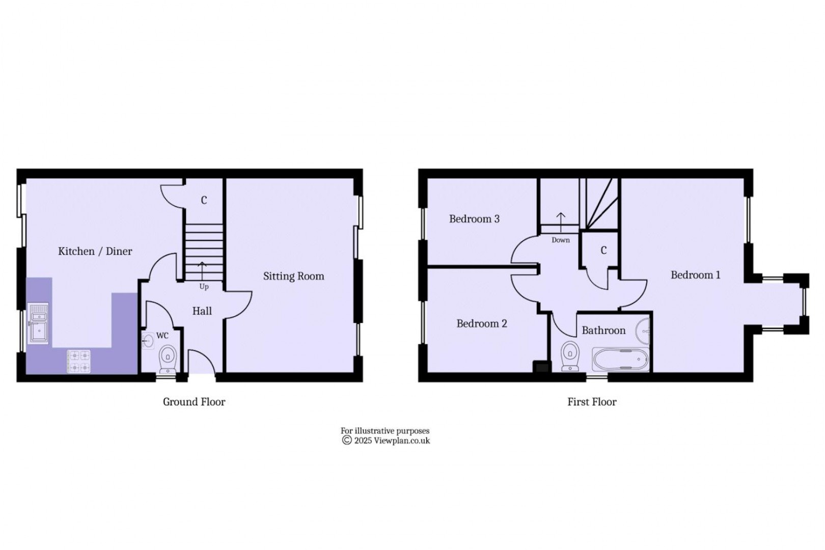Floorplan for Plas St. Pol De Leon, Penarth