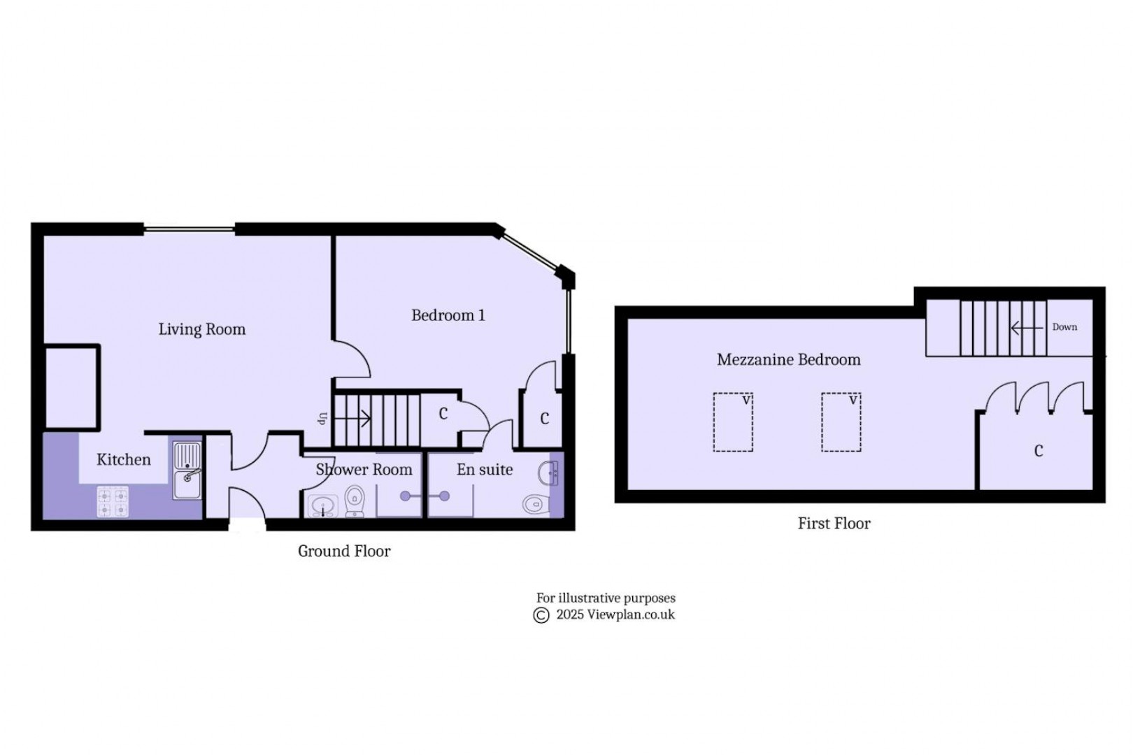 Floorplan for Stanwell Road, Penarth