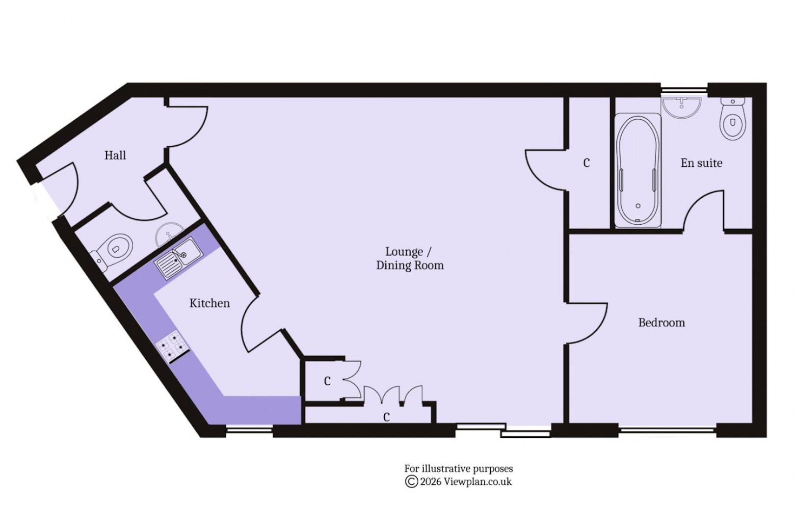 Floorplan for Plas St Pol de Leon, Penarth