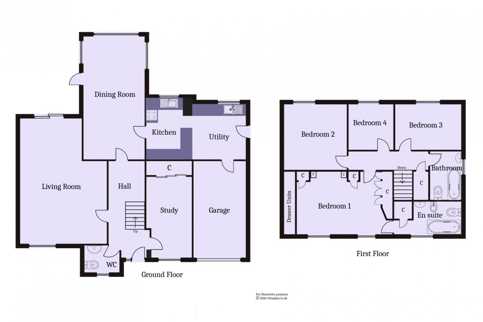 Floorplan for Upper Cosmeston Farm, Penarth