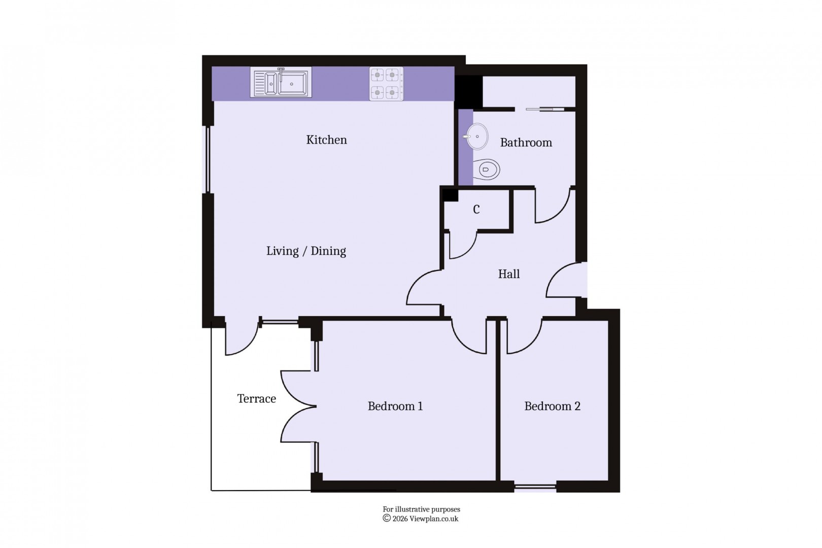 Floorplan for Pearse Close, Penarth