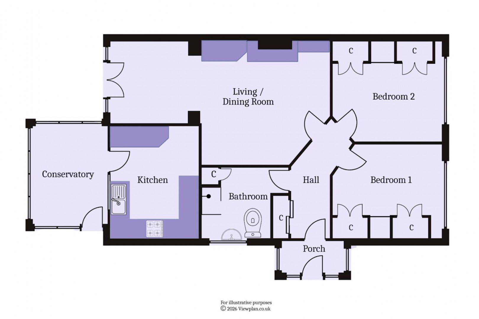 Floorplan for Monkstone Close, Penarth