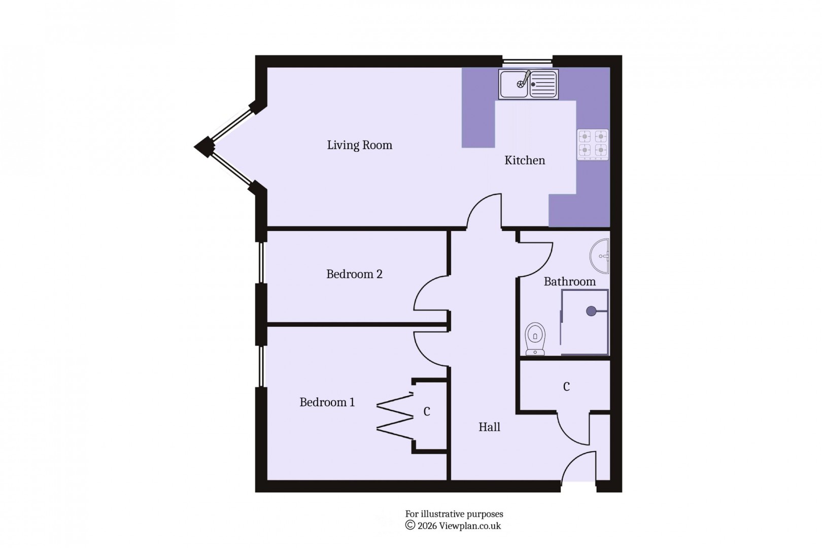 Floorplan for Penarth House, Stanwell Road, Penarth