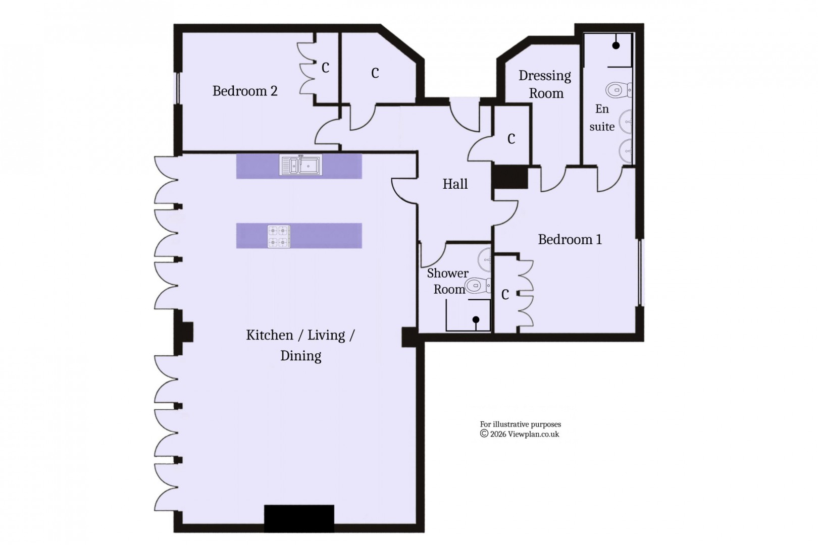 Floorplan for Headlands, Hayes Point, Sully