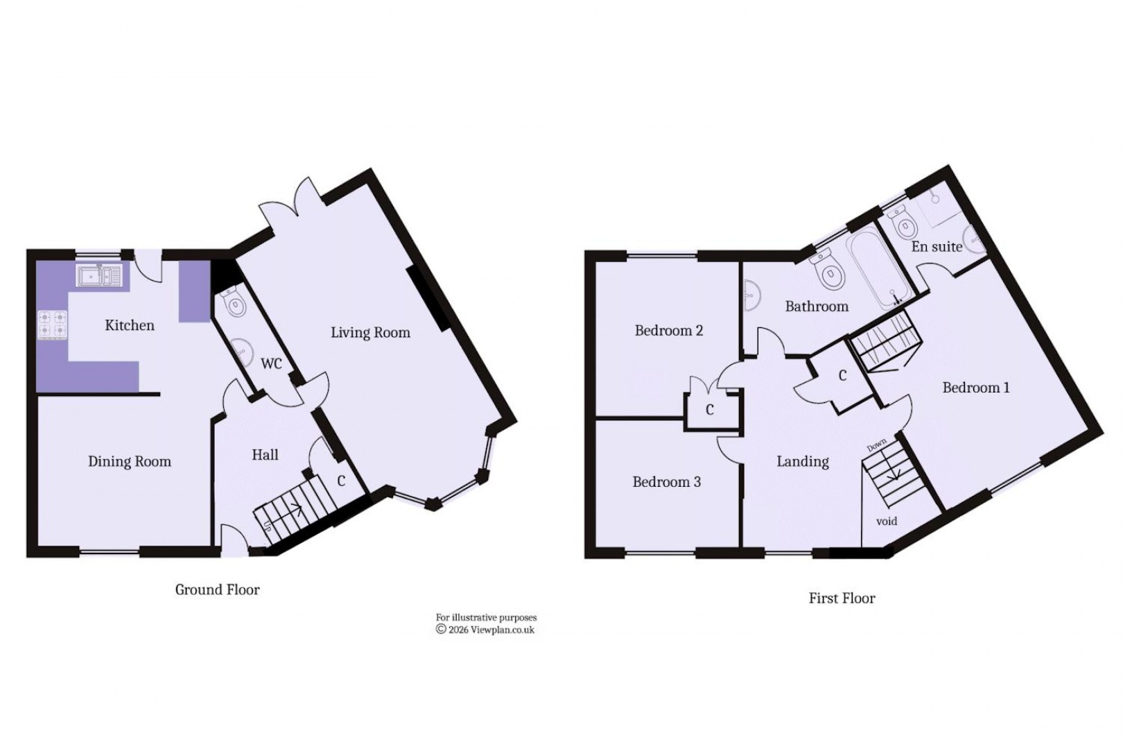 Floorplan for Cae Canol, Penarth