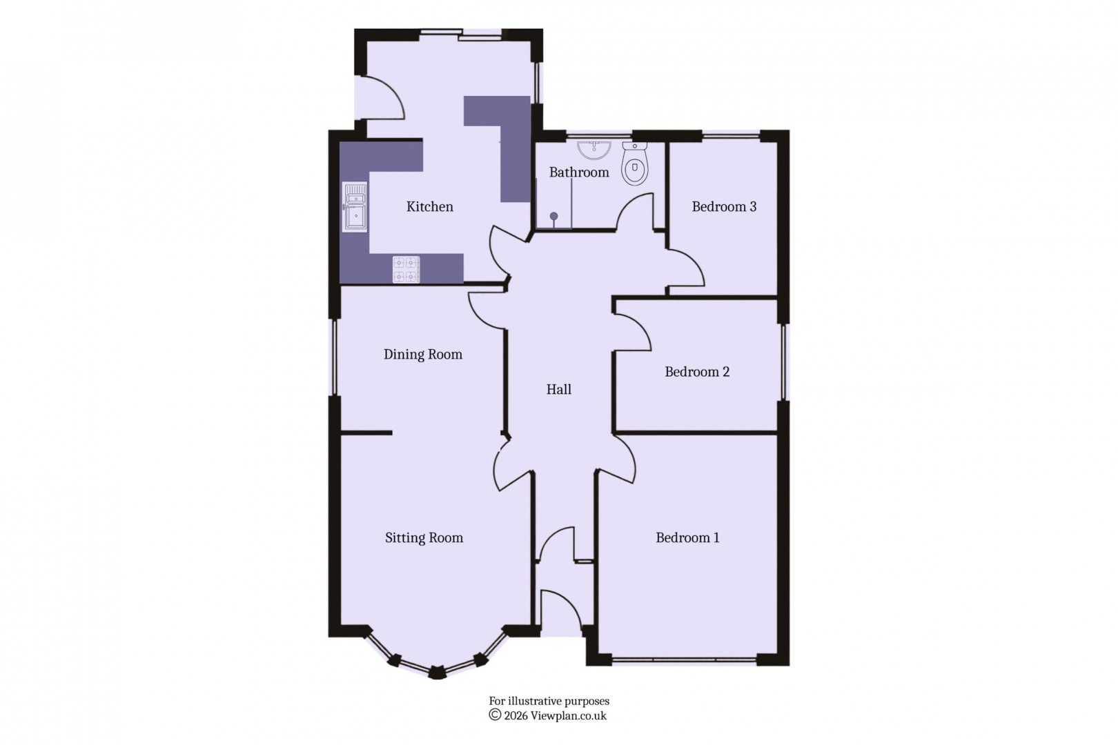 Floorplan for Stanton Way, Penarth