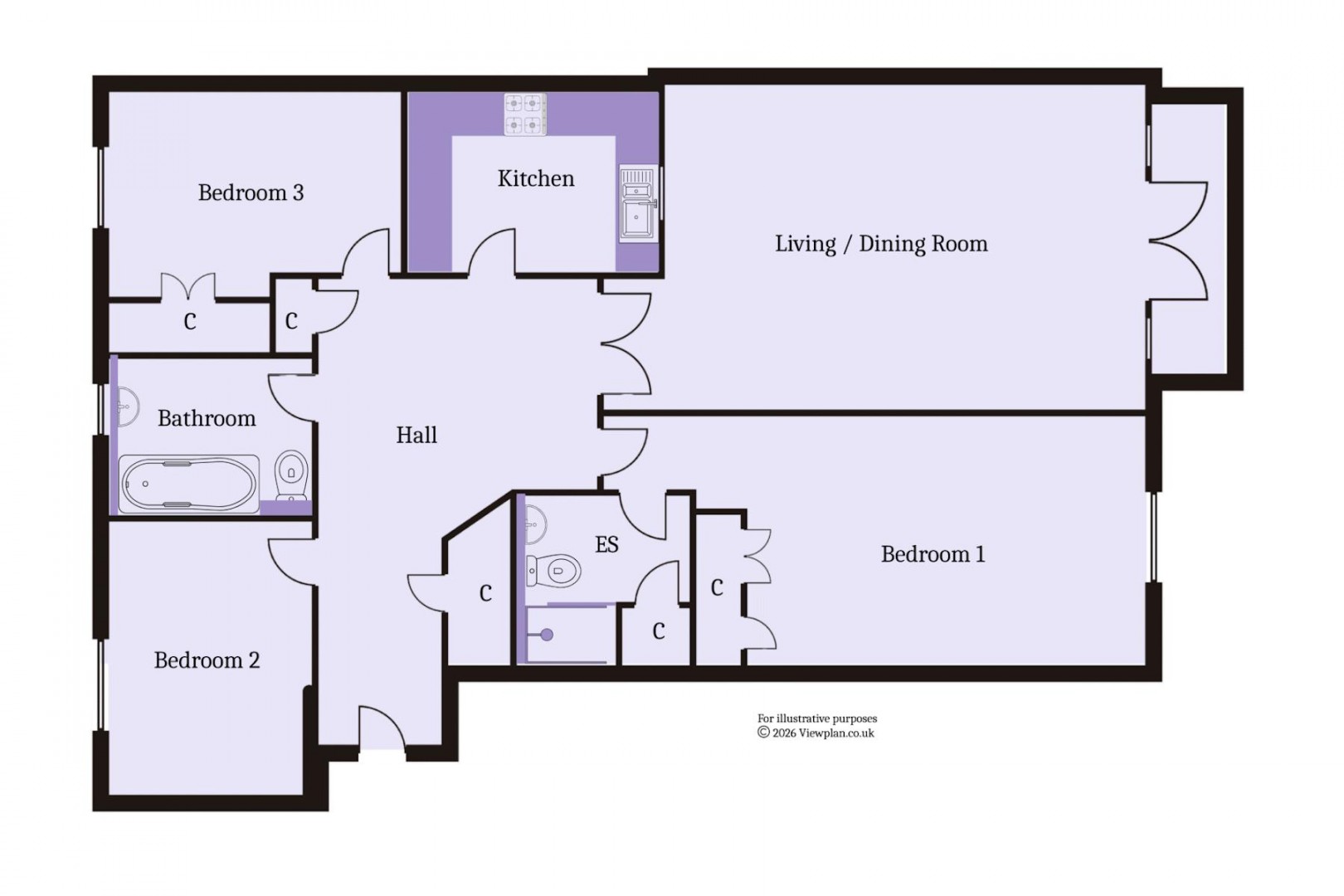 Floorplan for Adventurers Quay, Cardiff