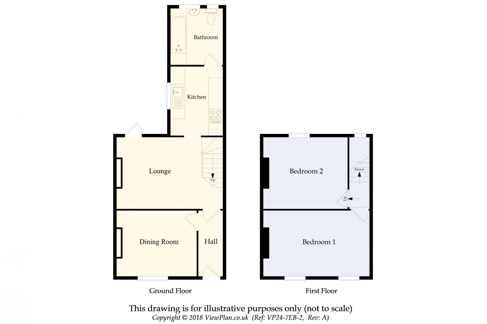 Floorplan for Grove Terrace, Penarth