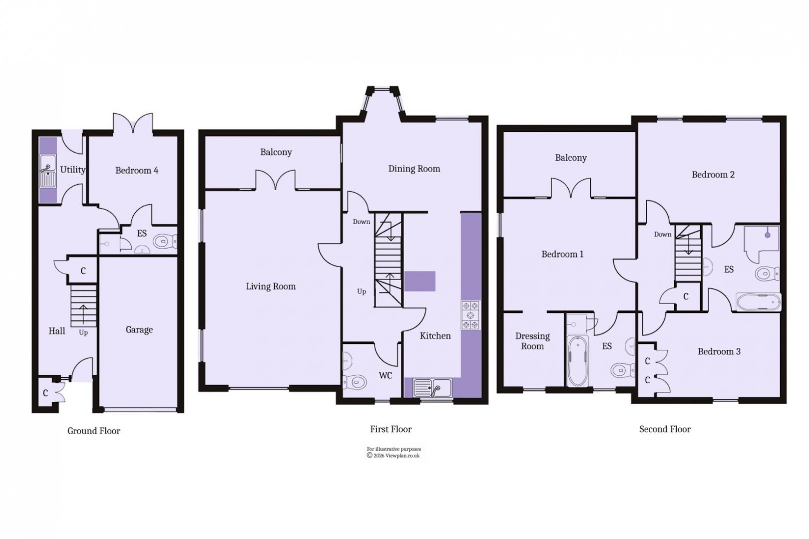Floorplan for Pierhead View, Penarth Marina