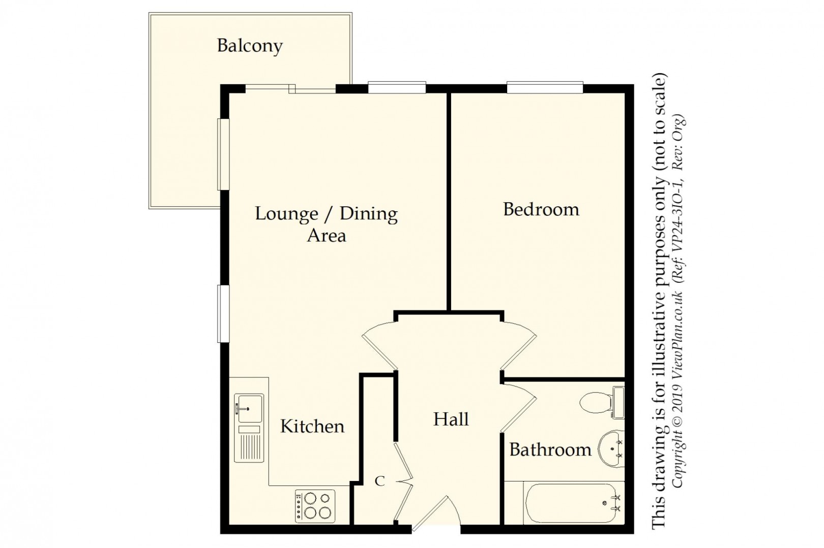 Floorplan for The Pinnacle, Trem Elai, Penarth