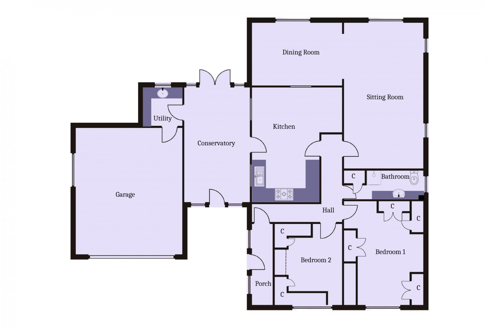 Floorplan for Carys Close, Penarth