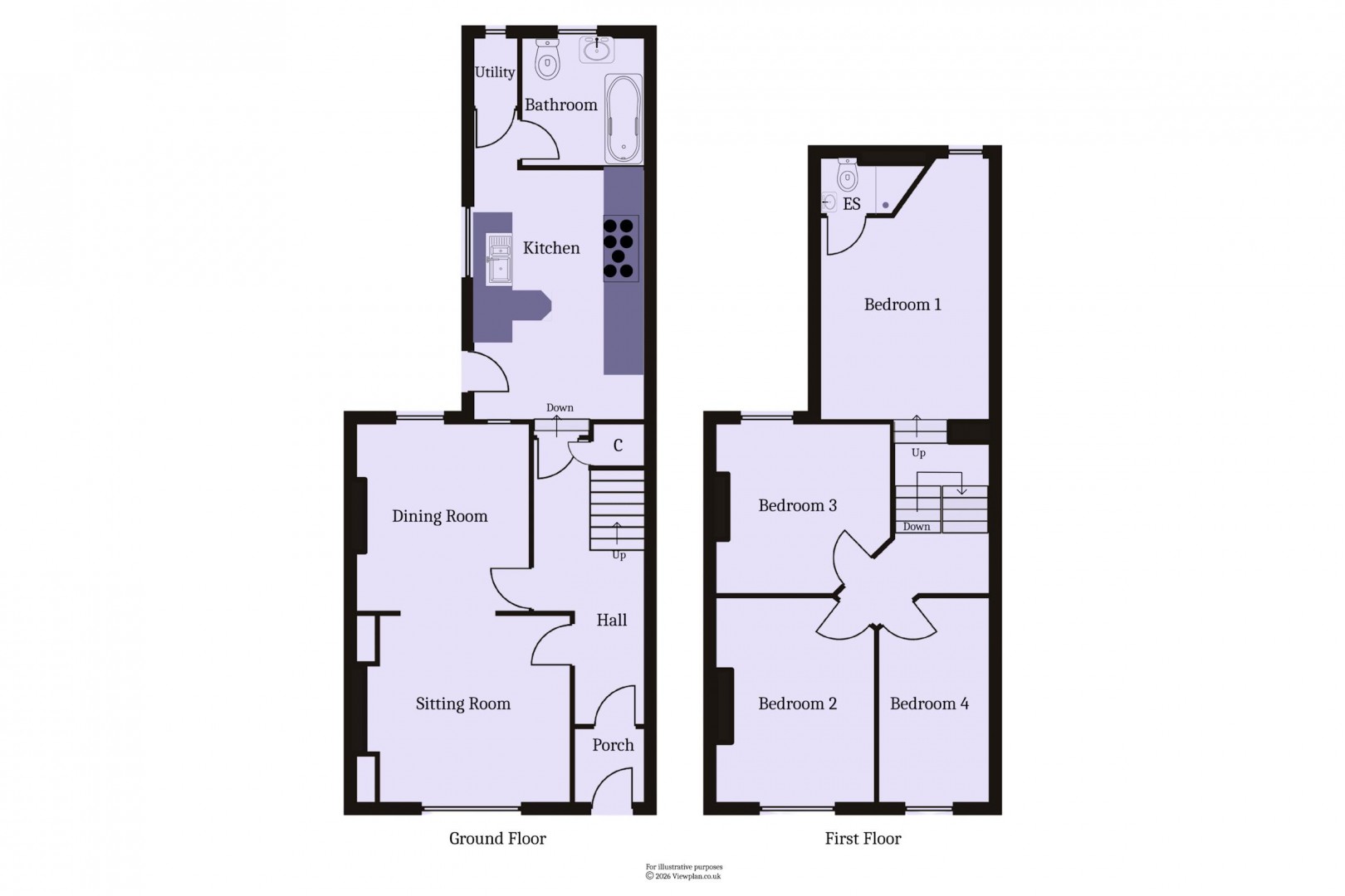 Floorplan for Plassey Street, Penarth