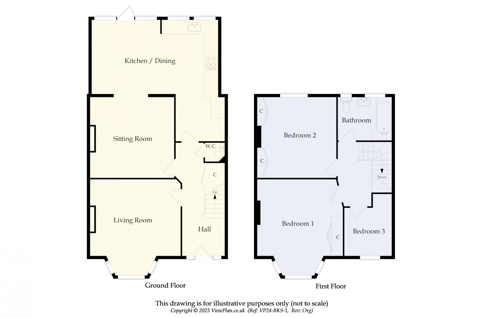 Floorplan for Countess Place, Penarth