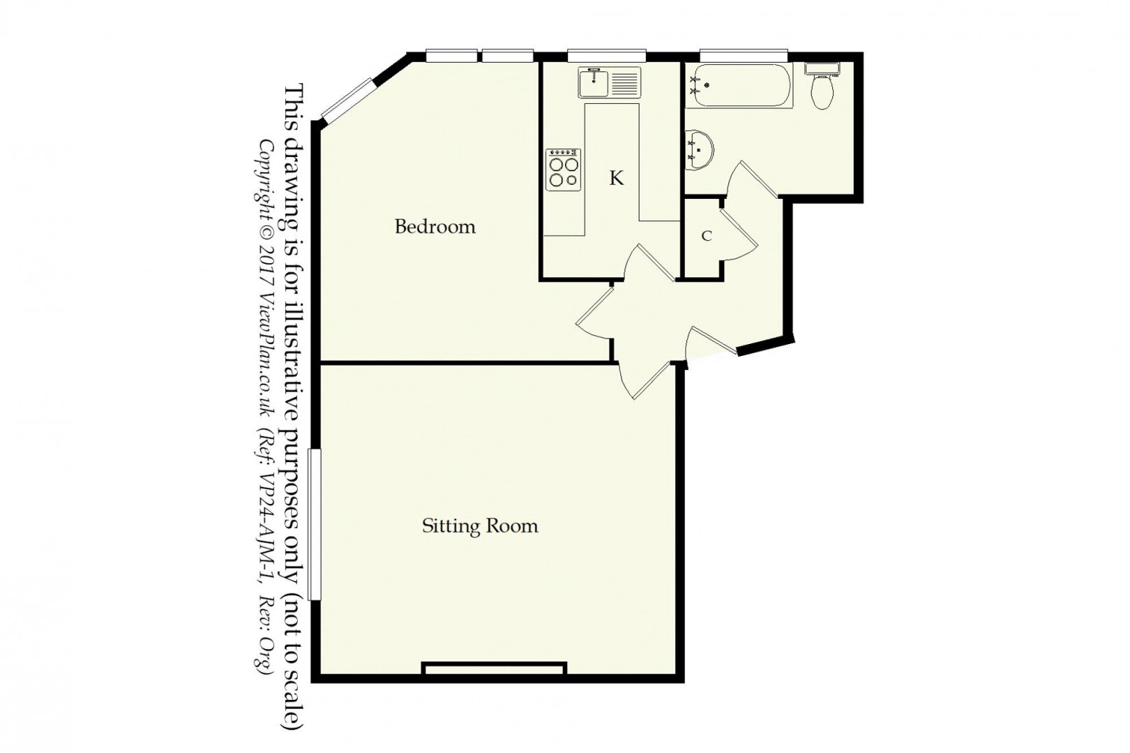 Floorplan for Washington House, Stanwell Road, Penarth