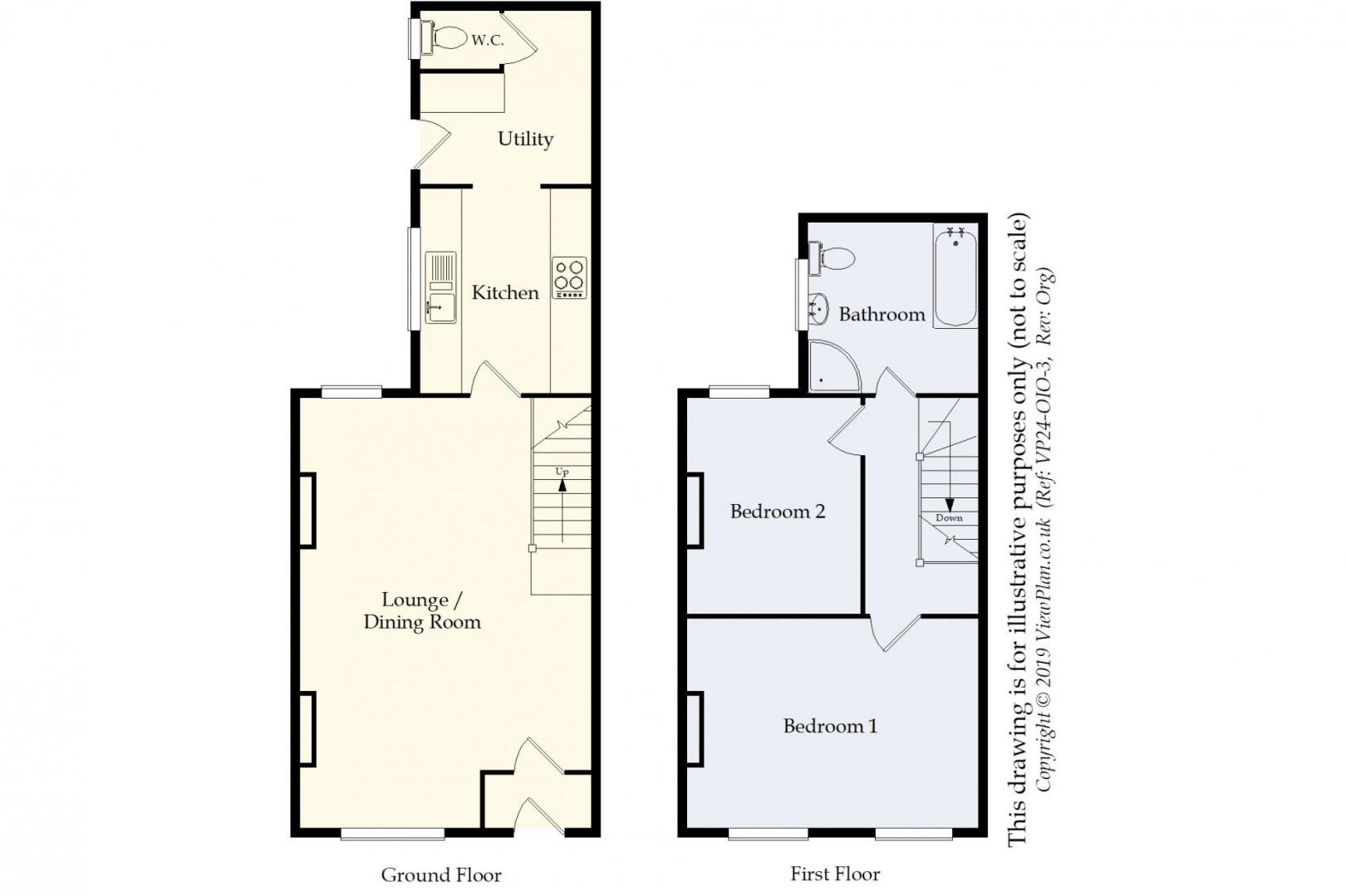 Floorplan for Coronation Terrace, Penarth
