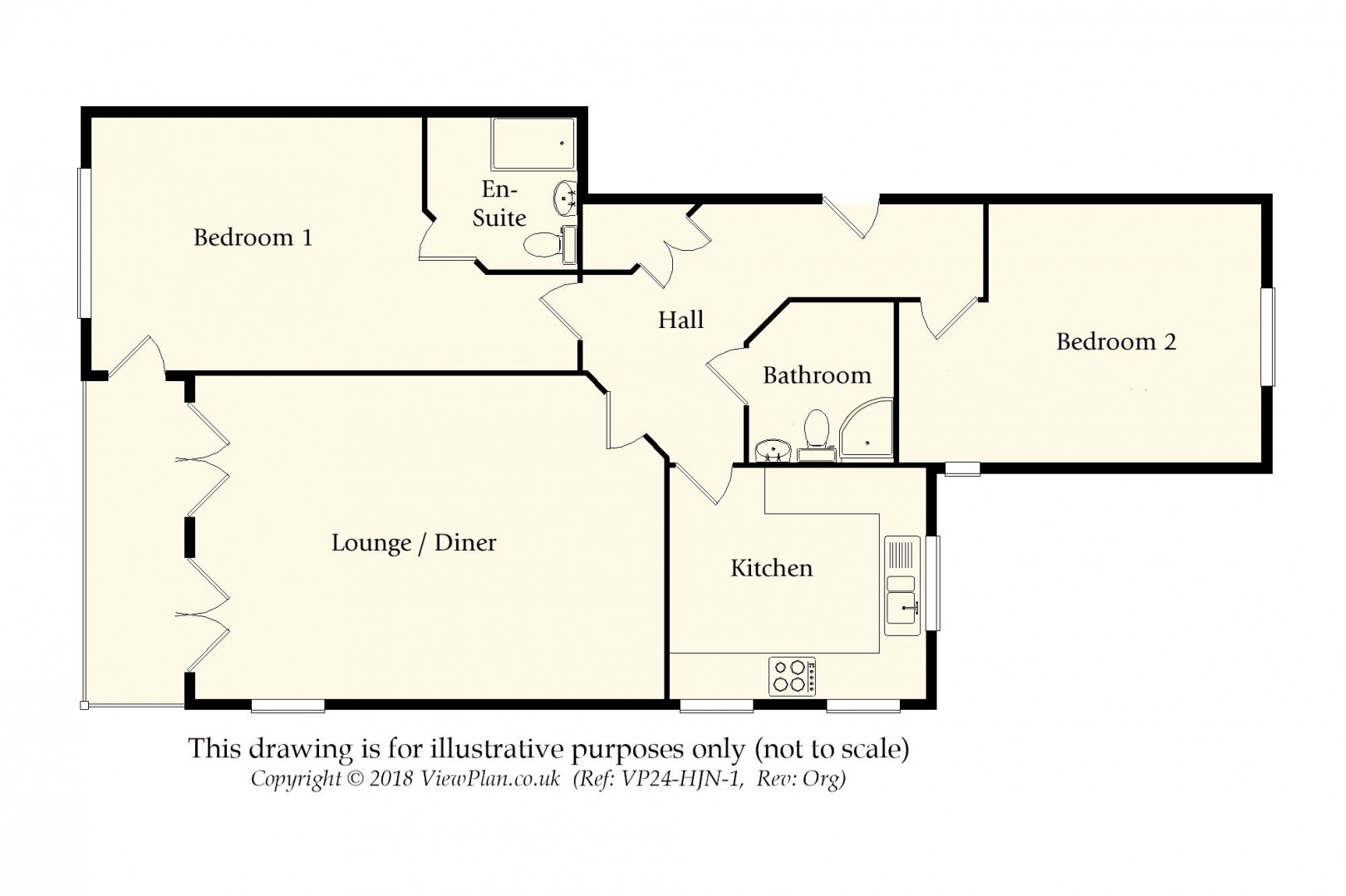 Floorplan for Bridgeman Road, Penarth